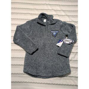 Montreal Impact Sweater Womens Small Gray MLS Fleece Logo Soccer Futbol NEW